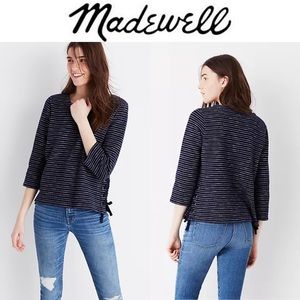 ❤️ SALE!! - Madewell Striped Side-Lace Top